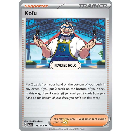 [ENG] Pokemon SV07 Stellar Crown: 138/142 Kofu [Support] [U - Uncommon] (Reverse Holo)