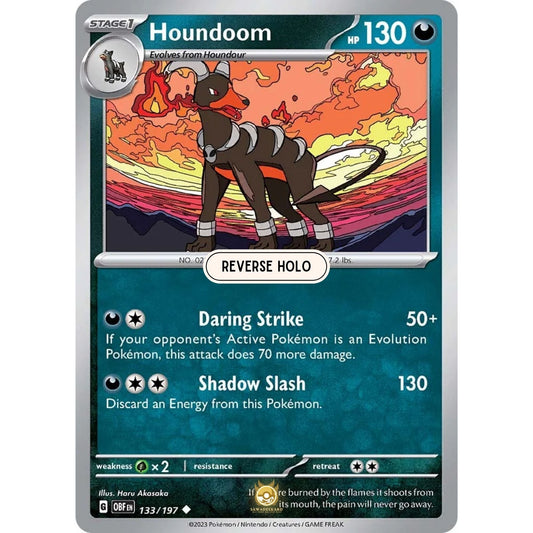 [ENG]	SV03	Obsidian Flames:	133/197	Houndoom	U	(Reverse Holo)