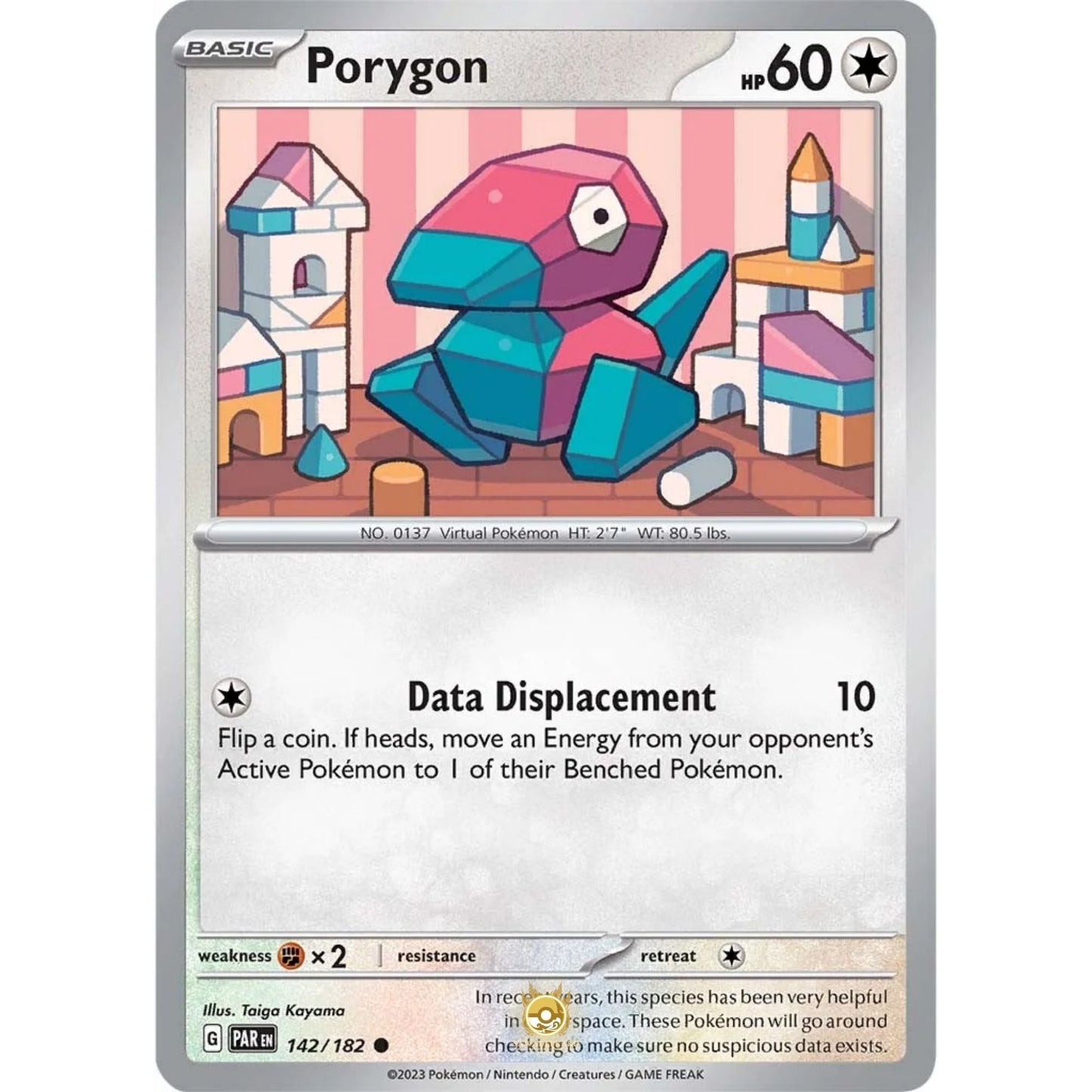 [ENG]	SV04	Paradox Rift:	142/182	Porygon	C	(Non-Foil)