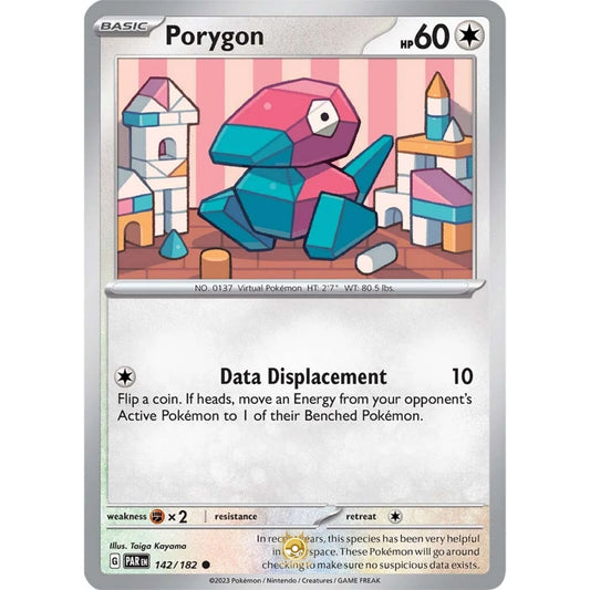 [ENG]	SV04	Paradox Rift:	142/182	Porygon	C	(Non-Foil)