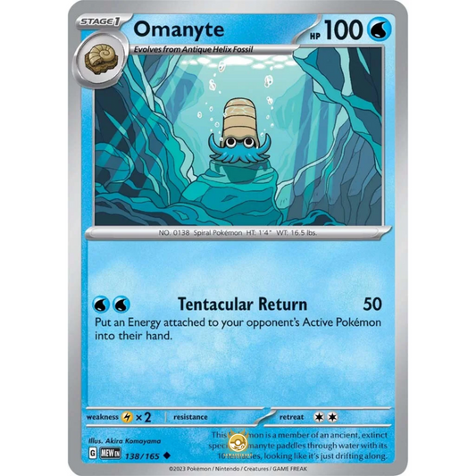 [ENG]	SV3.5	151:	138/165	Omanyte	U	(Non-Foil)