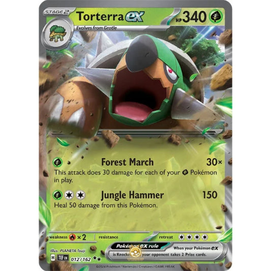 [ENG]	SV05	Temporal Forces:	012/162	Torterra ex	[Grass]	[RR - Double Rare]	(Foil)