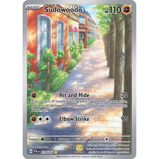 [ENG] SV02 Paldea Evolved: 219/193 Sudowoodo IR (Foil)