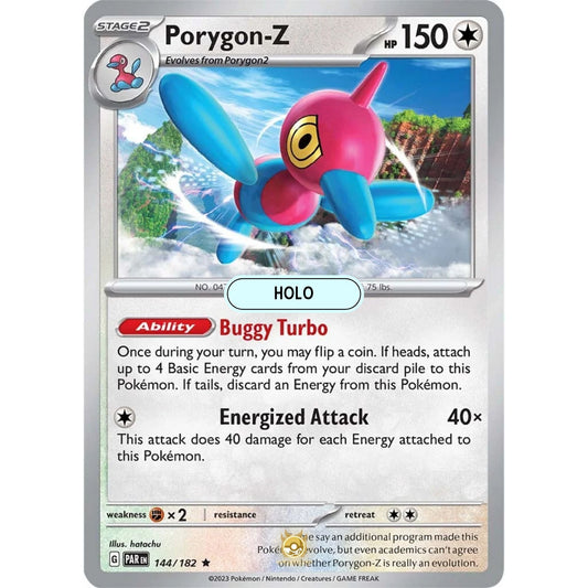 [ENG]	SV04	Paradox Rift:	144/182	Porygon-Z	R	(Foil)