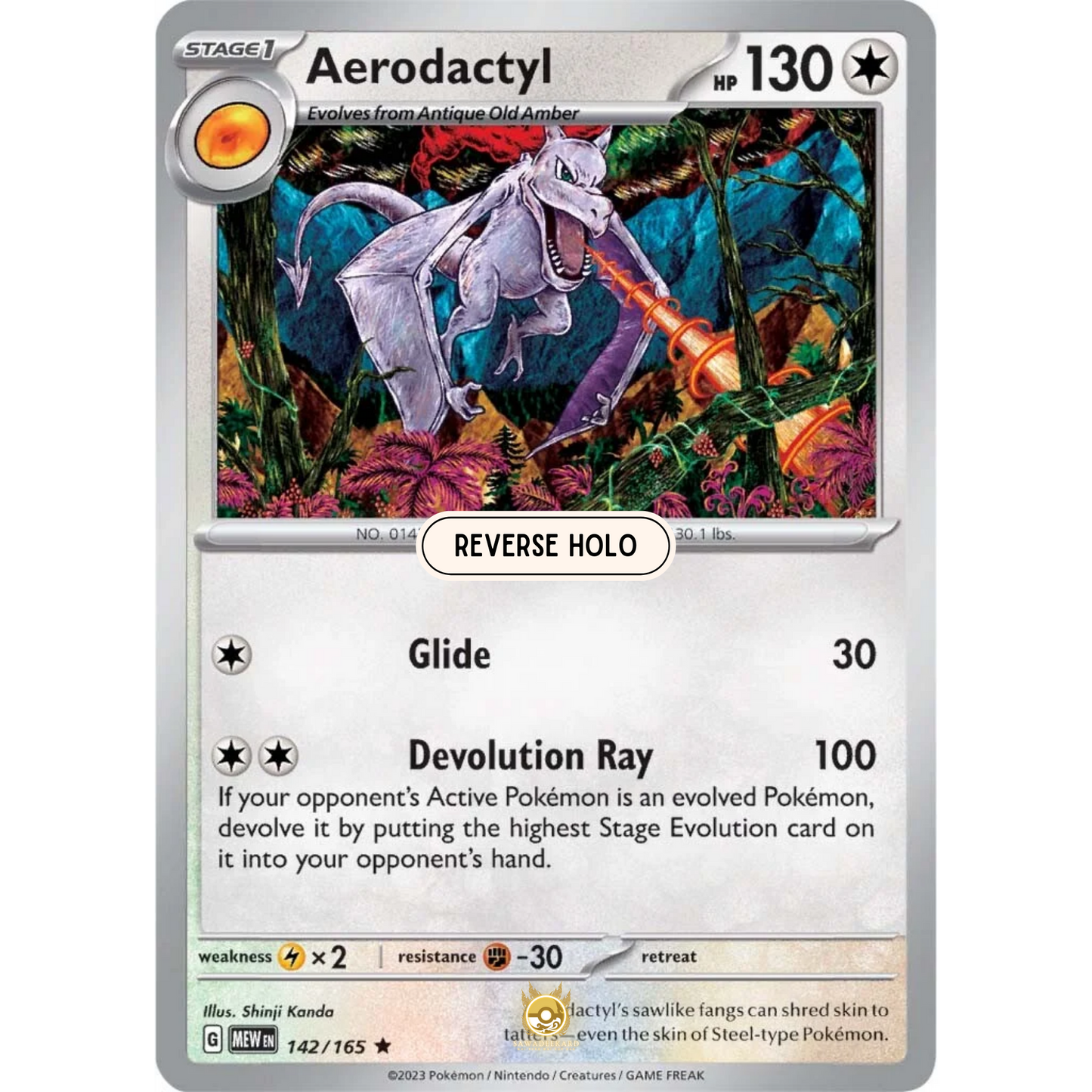 [ENG]	SV3.5	151:	142/165	Aerodactyl	R	(Reverse Holo)