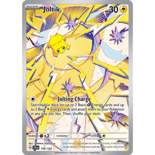 [ENG] Pokemon SV07 Stellar Crown: 150/142 Joltik [Lightning] [IR - Illustration Rare] (Foil)