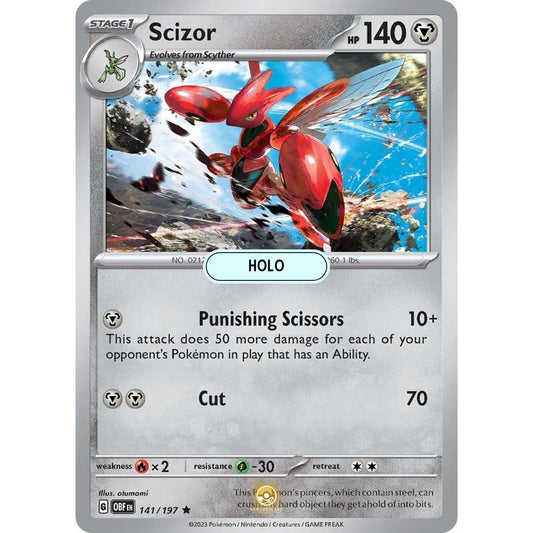 [ENG]	SV03	Obsidian Flames:	141/197	Scizor	R	(Foil)