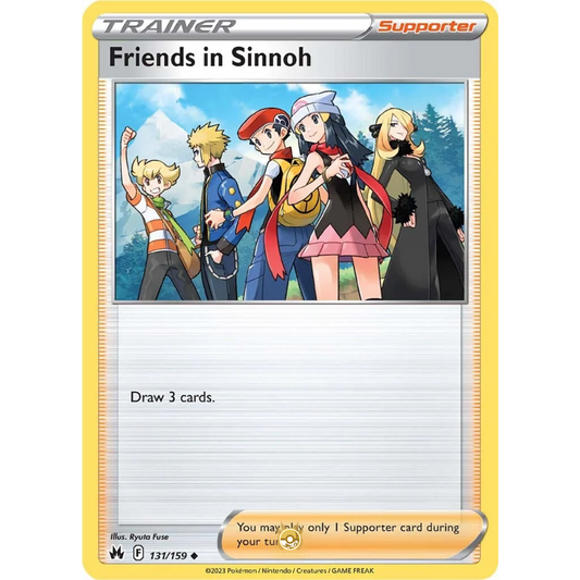 [ENG] SWSH 12.5 Crown Zenith: 131/159 Friends in Sinnoh U (Non-Foil)