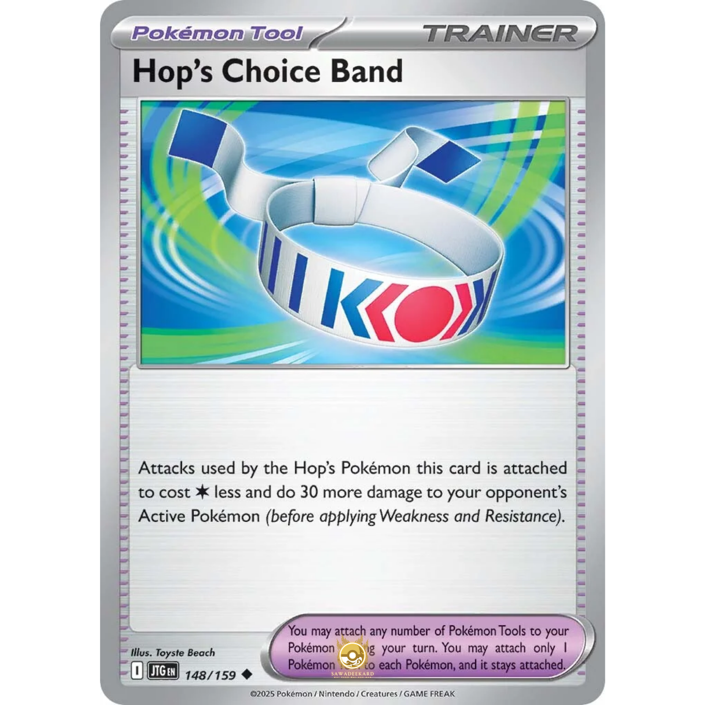 [ENG] Pokemon SV09 Journey Together: 148/159 Hop's Choice Band [Pokemon Tool] [U - Uncommon] (Non-foil)