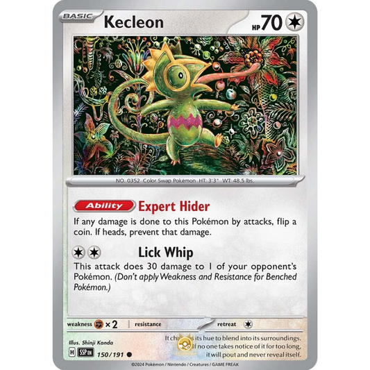 [ENG] Pokemon SV08 Surging Sparks: 150/191 Kecleon [Colorless] [C - Common] (Non-foil)