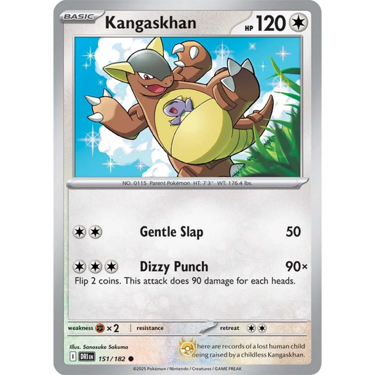 [ENG] Pokemon SV10 Destined Rivals: 151/182 Kangaskhan [Colorless] [C - Common] (Non-foil)