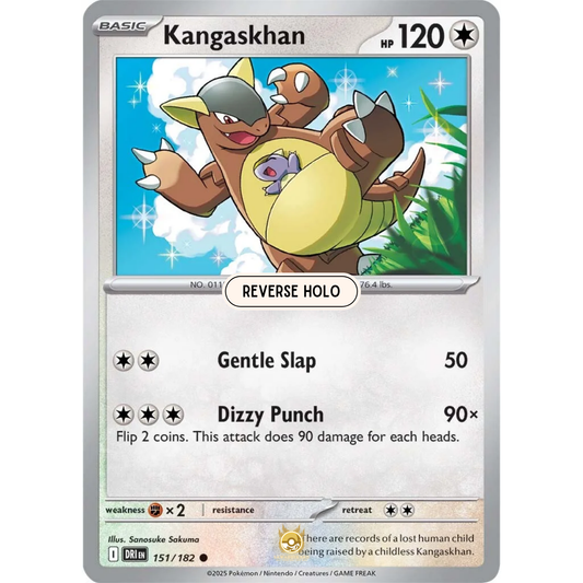 [ENG] Pokemon SV10 Destined Rivals: 151/182 Kangaskhan [Colorless] [C - Common] (Reverse Holo)