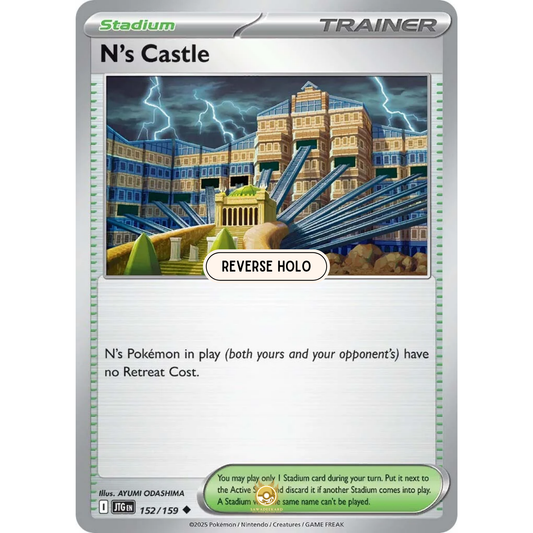 [ENG] Pokemon SV09 Journey Together: 152/159 N's Castle [Stadium] [U - Uncommon] (Reverse Holo)