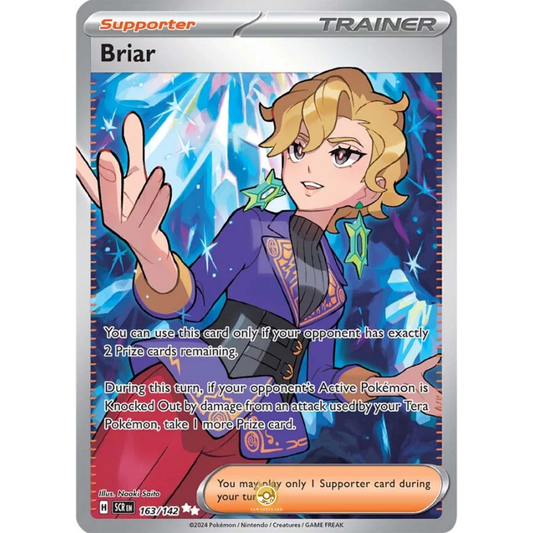 [ENG] Pokemon SV07 Stellar Crown: 163/142 Briar [Support] [UR - Ultra Rare] (Foil)