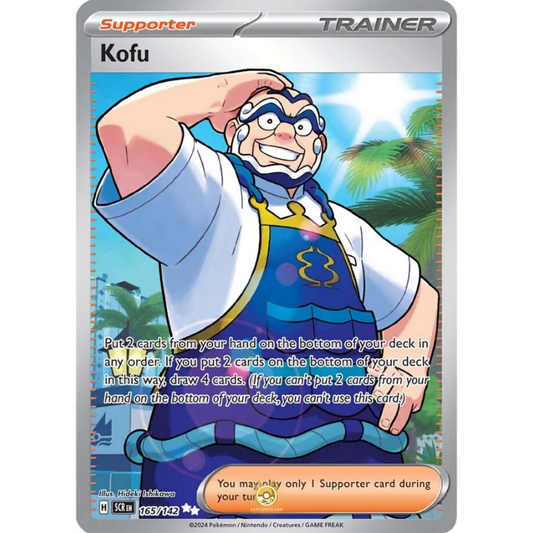 [ENG] Pokemon SV07 Stellar Crown: 165/142 Kofu [Support] [UR - Ultra Rare] (Foil)