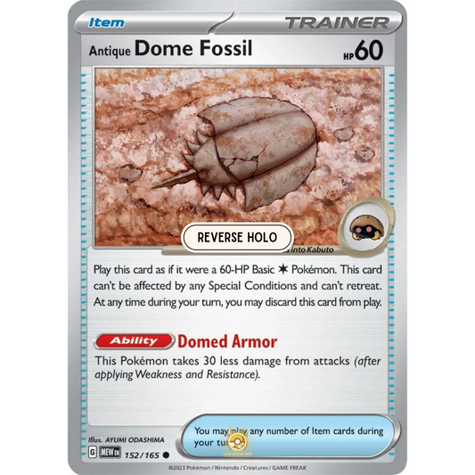 [ENG]	SV3.5	151:	152/165	Antique Dome Fossil	U	(Reverse Holo)