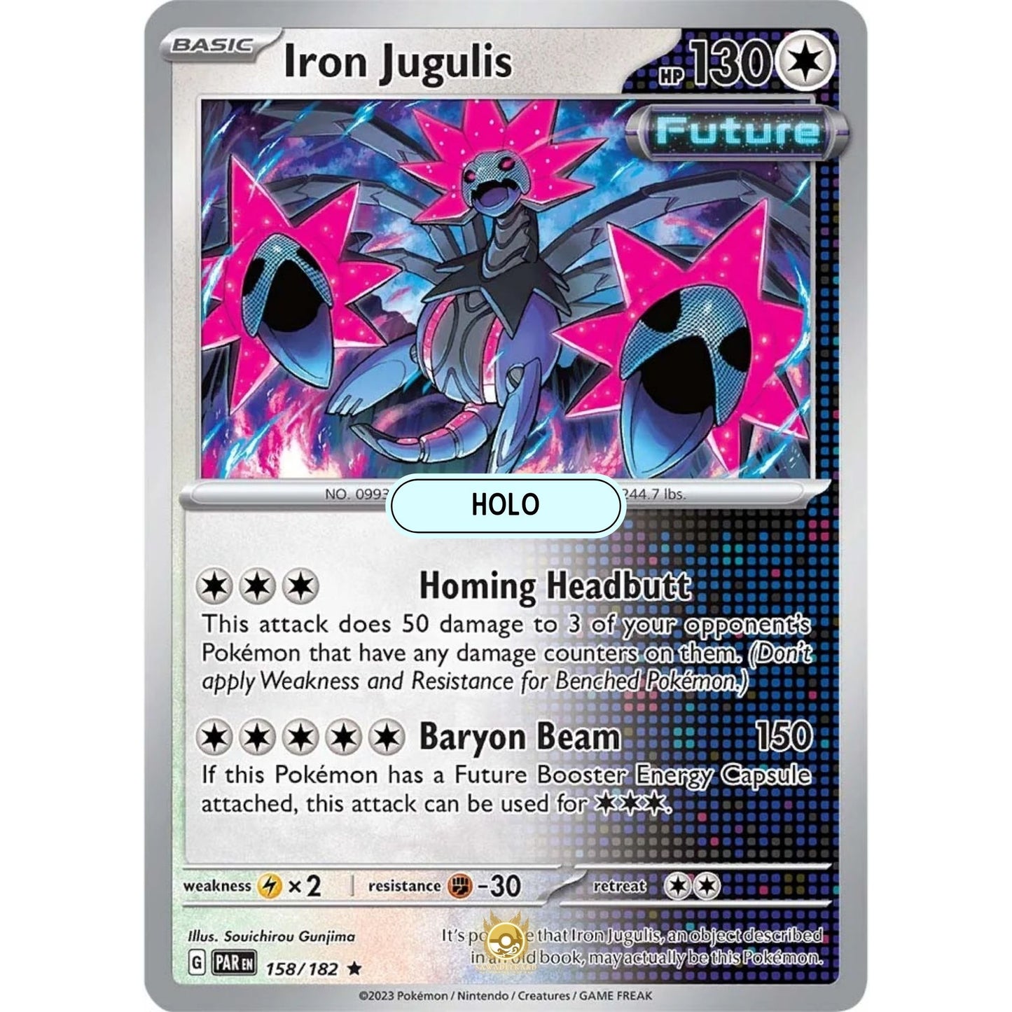 [ENG]	SV04	Paradox Rift:	158/182	Iron Jugulis	R	(Foil)