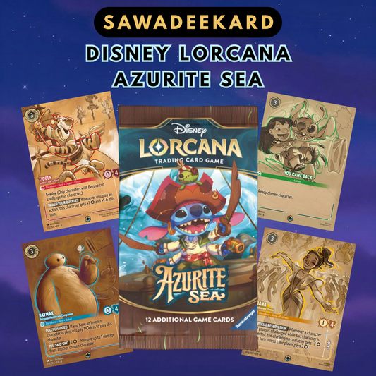 [ENG] Disney Lorcana TCG Azurite Sea Booster Pack – Set 6