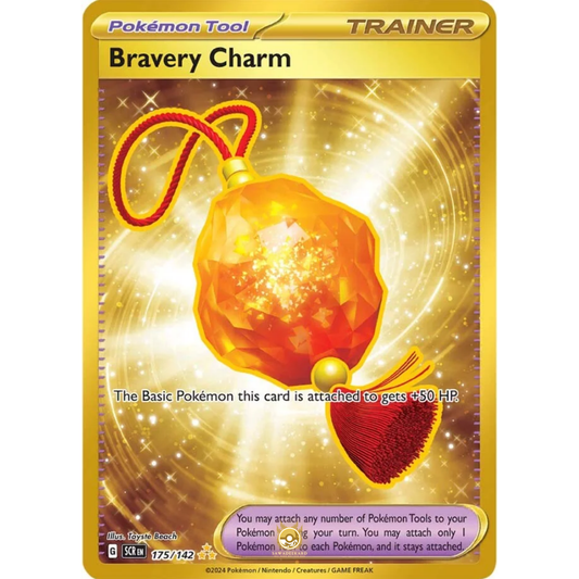 [ENG] Pokemon SV07 Stellar Crown: 175/142 Bravery Charm [Pokemon Tool] [HR - Hyper Rare] (Foil)