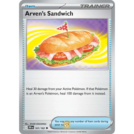 [ENG] Pokemon SV10 Destined Rivals: 161/182 Arven's Sandwich [Item] [U - Uncommon] (Non-foil)