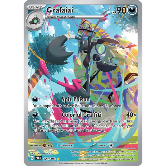 [ENG] SV02 Paldea Evolved: 223/193 Grafaiai IR (Foil)