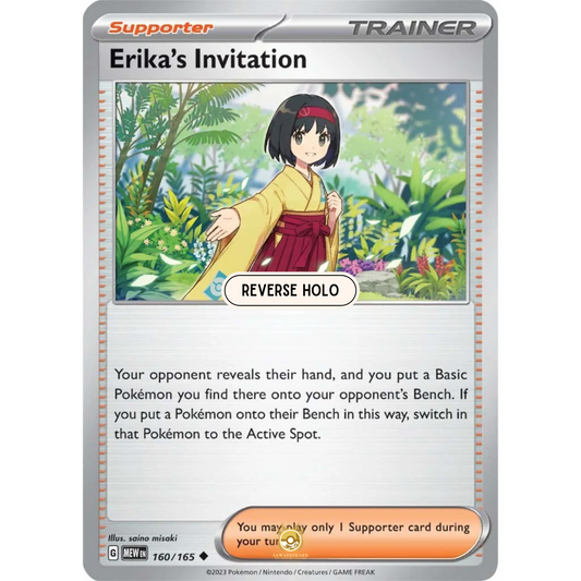 [ENG]	SV3.5	151:	160/165	Erika's Invitation	U	(Reverse Holo)