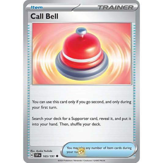 [ENG] Pokemon SV08 Surging Sparks: 165/191 Call Bell [Item] [U - Uncommon] (Non-foil)