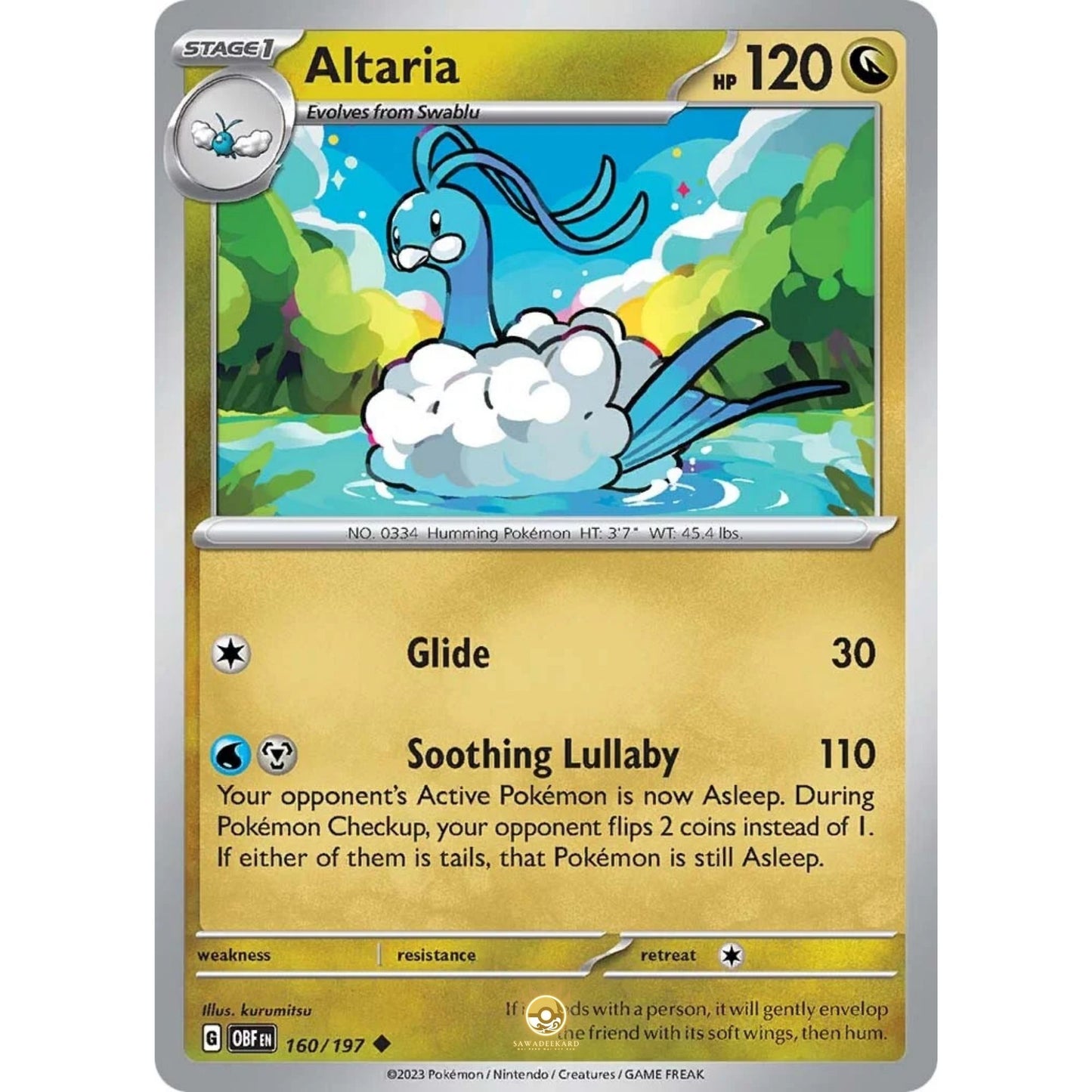 [ENG]	SV03	Obsidian Flames:	160/197	Altaria	U	(Non-Foil)