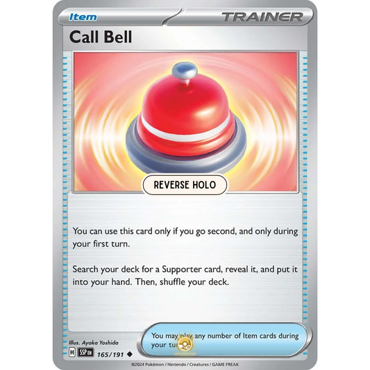 [ENG] Pokemon SV08 Surging Sparks: 165/191 Call Bell [Item] [U - Uncommon] (Reverse Holo)