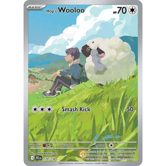 [ENG] Pokemon SV09 Journey Together: 170/159 Hop's Wooloo [Colorless] [IR - Illustration Rare] (Foil)