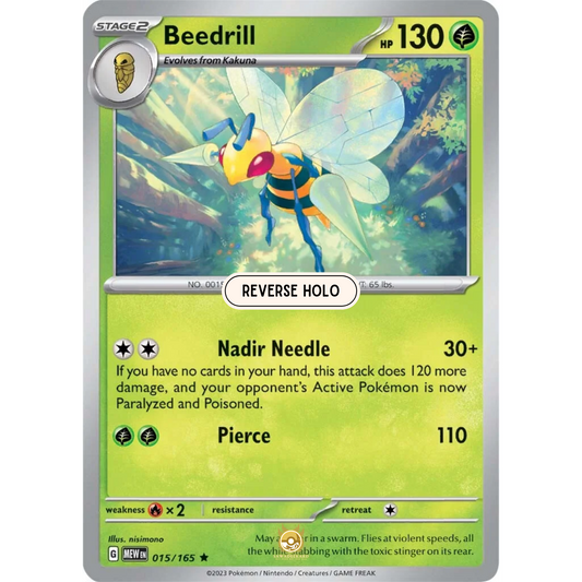 [ENG]	SV3.5	151:	015/165	Beedrill	R	(Reverse Holo)