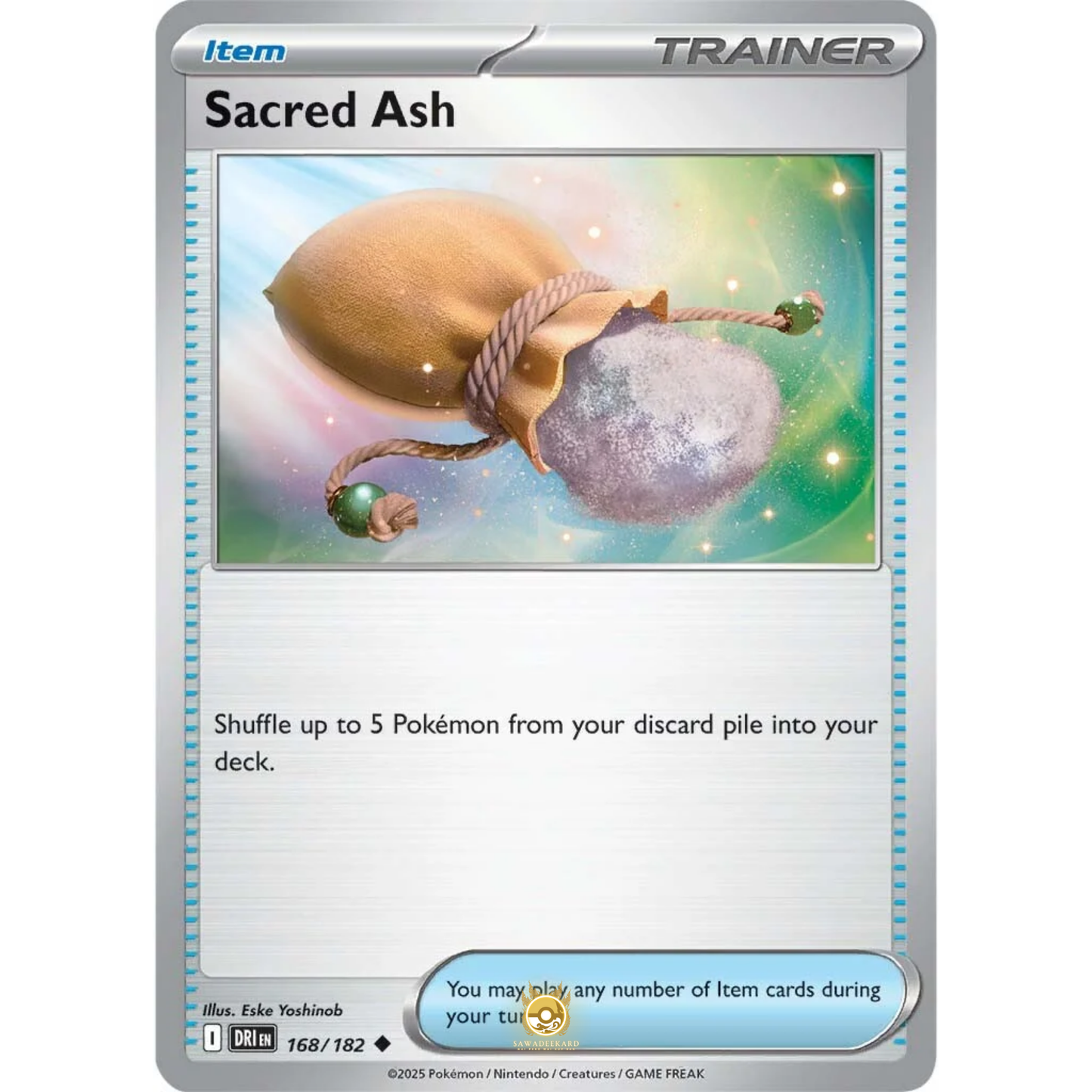[ENG] Pokemon SV10 Destined Rivals: 168/182 Sacred Ash [Item] [U - Uncommon] (Non-foil)