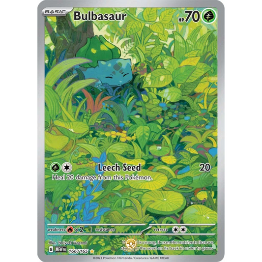 [ENG]	SV3.5	151:	166/165	Bulbasaur	IR	(Foil)