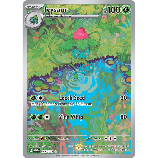 [ENG]	SV3.5	151:	167/165	Ivysaur		IR	(Foil)