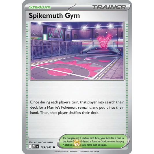 [ENG] Pokemon SV10 Destined Rivals: 169/182 Spikemuth Gym [Stadium] [U - Uncommon] (Non-foil)