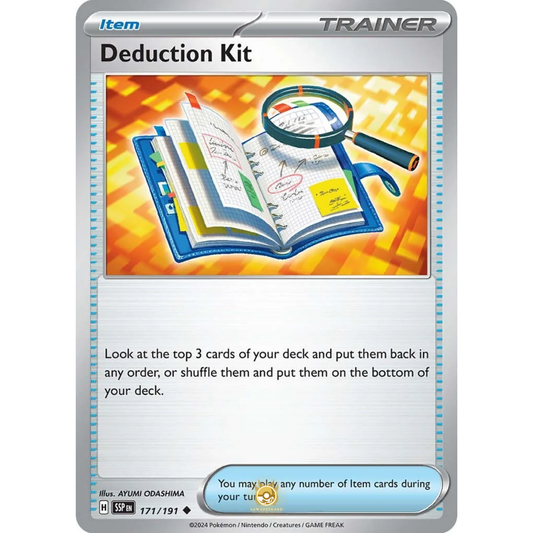 [ENG] Pokemon SV08 Surging Sparks: 171/191 Deduction Kit [Item] [U - Uncommon] (Non-foil)