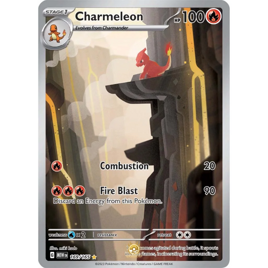 [ENG]	SV3.5	151:	169/165	Charmeleon	IR	(Foil)