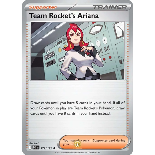 [ENG] Pokemon SV10 Destined Rivals: 171/182 Team Rocket's Ariana [Support] [U - Uncommon] (Non-foil)