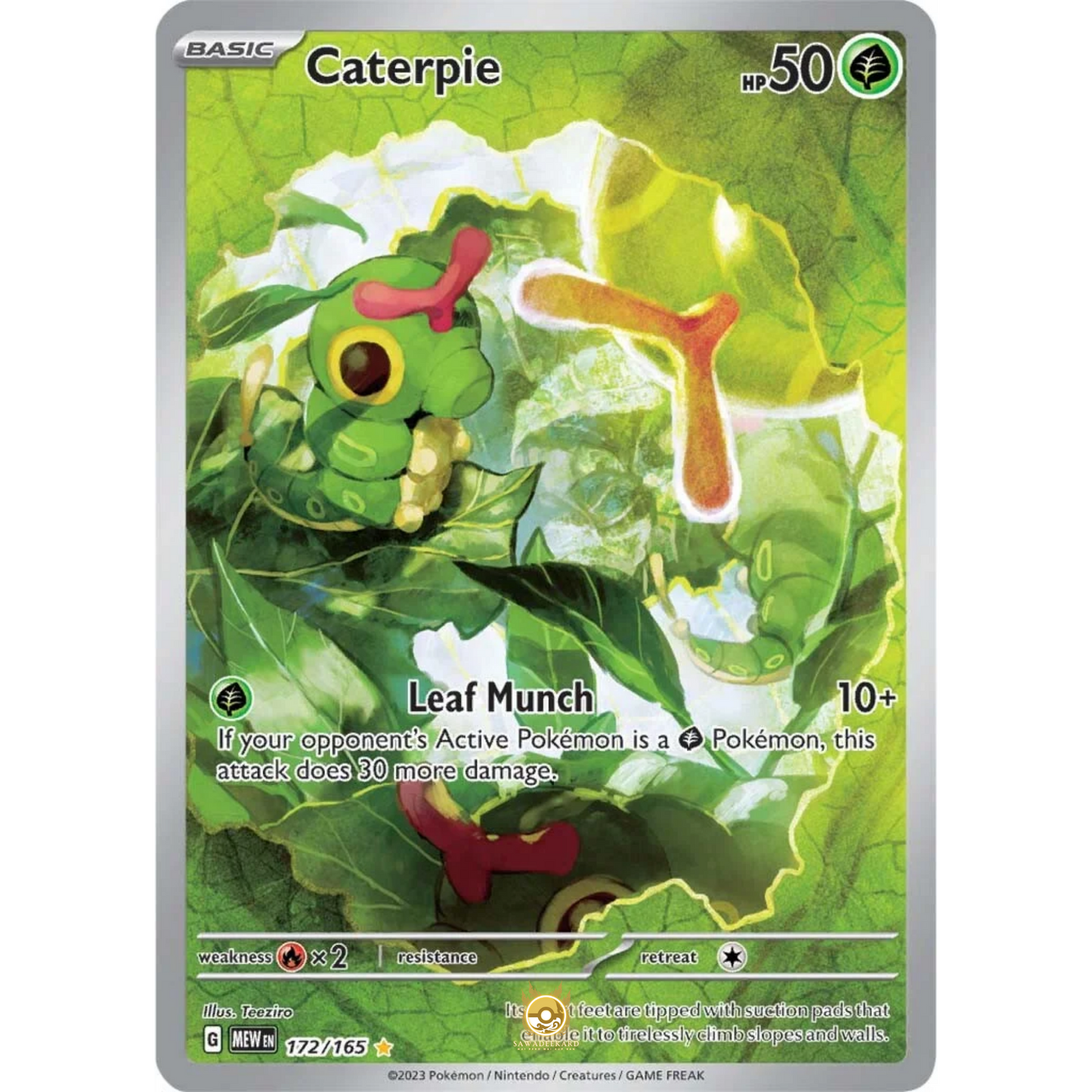 [ENG]	SV3.5	151:	172/165	Caterpie	IR	(Foil)