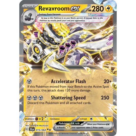 [ENG] Pokemon SV6.5 Shrouded Fable: 015/064 Revavroom ex [Lightning] [RR - Double Rare] (Foil)