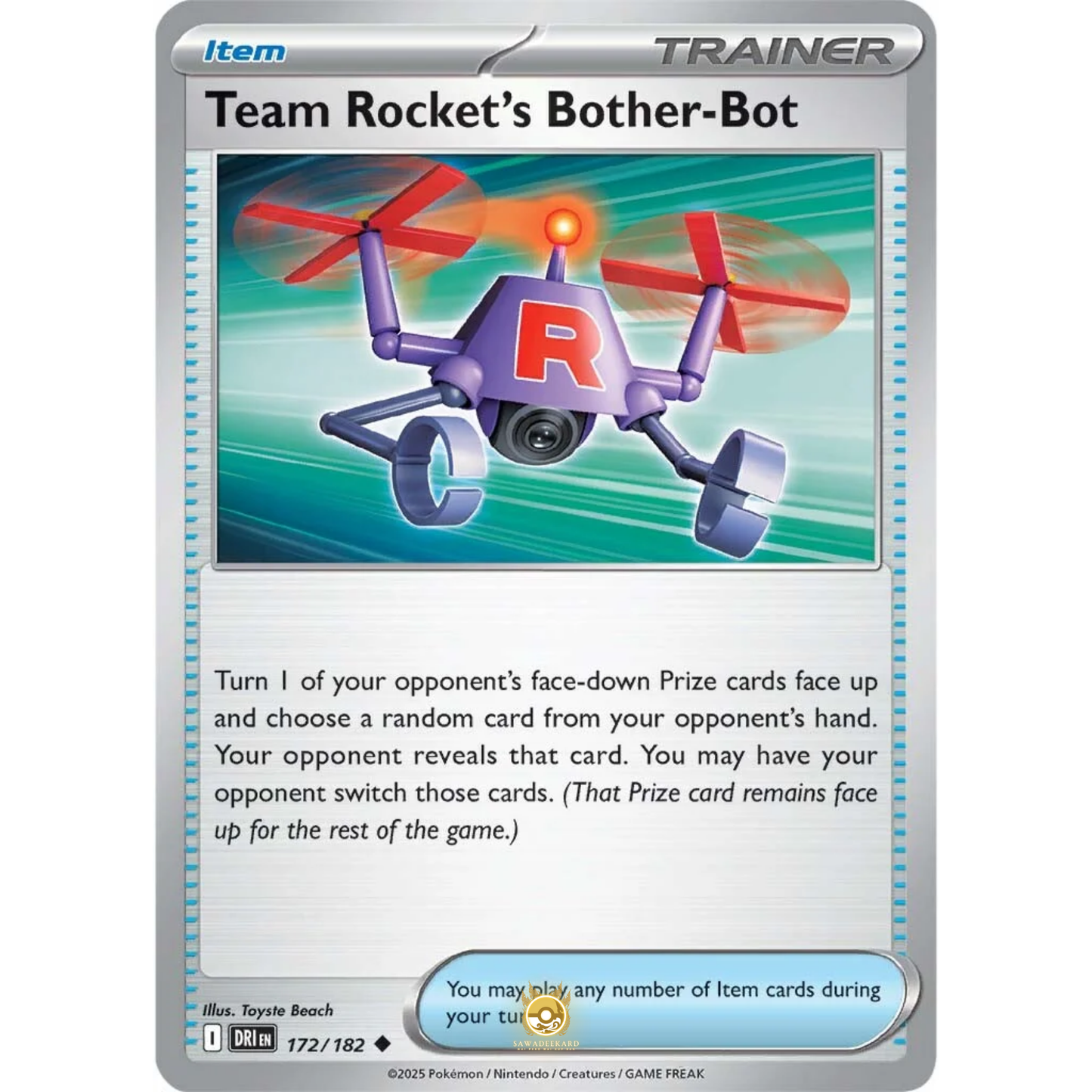 [ENG] Pokemon SV10 Destined Rivals: 172/182 Team Rocket's Bother-Bot [Item] [U - Uncommon] (Non-foil)