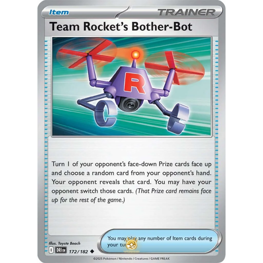 [ENG] Pokemon SV10 Destined Rivals: 172/182 Team Rocket's Bother-Bot [Item] [U - Uncommon] (Non-foil)