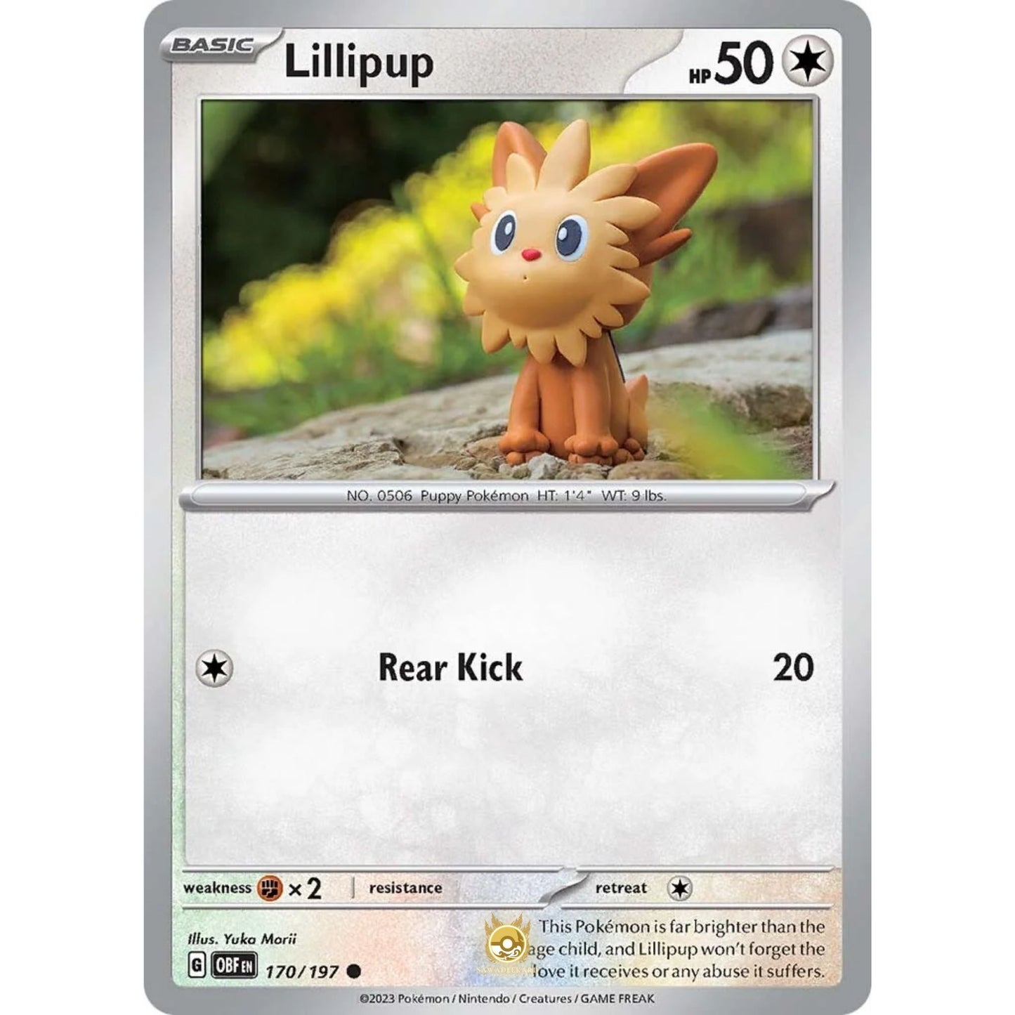 [ENG]	SV03	Obsidian Flames:	170/197	Lillipup	C	(Non-Foil)