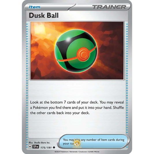 [ENG] Pokemon SV08 Surging Sparks: 175/191 Dusk Ball [Item] [U - Uncommon] (Non-foil)