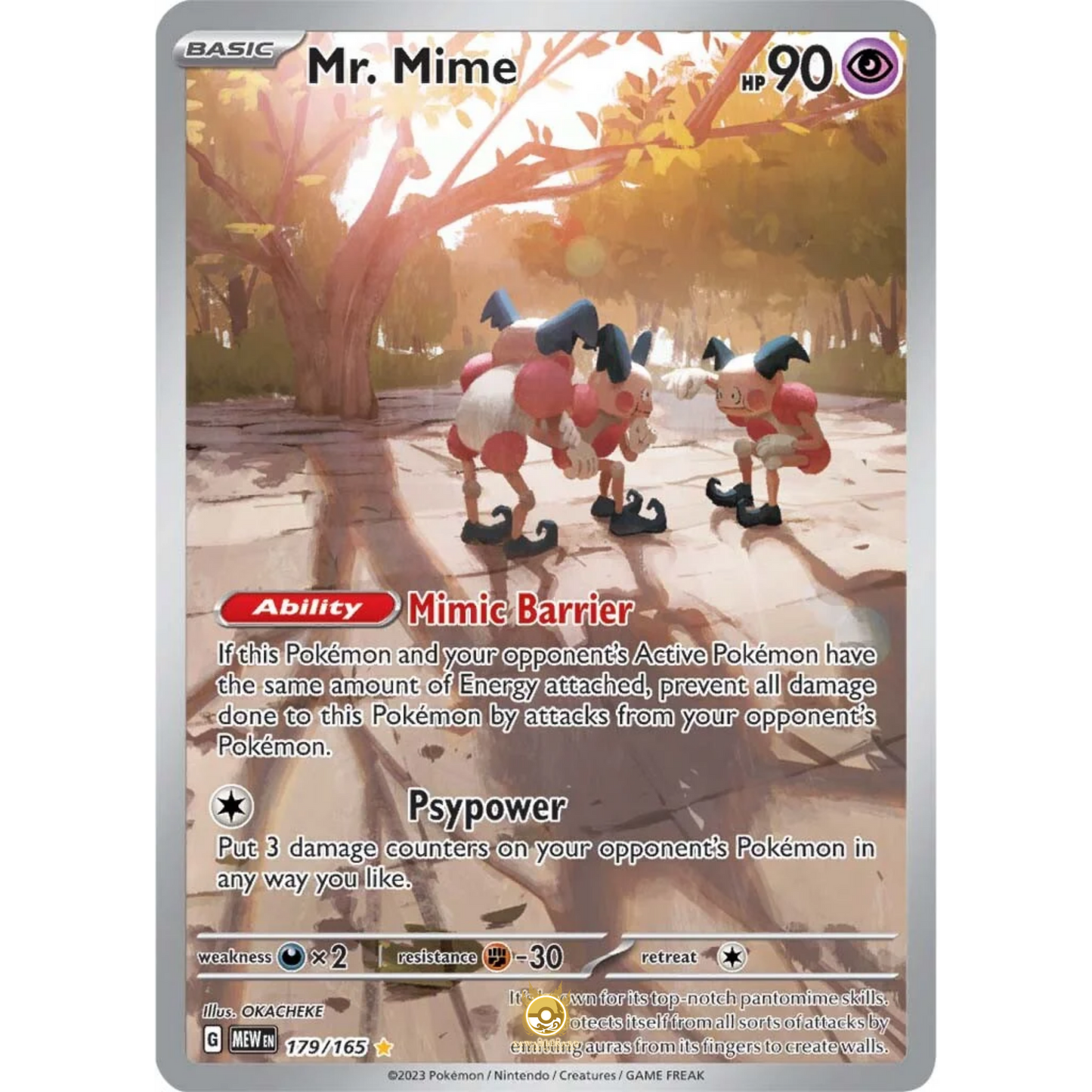 [ENG]	SV3.5	151:	179/165	Mr Mime	IR	(Foil)