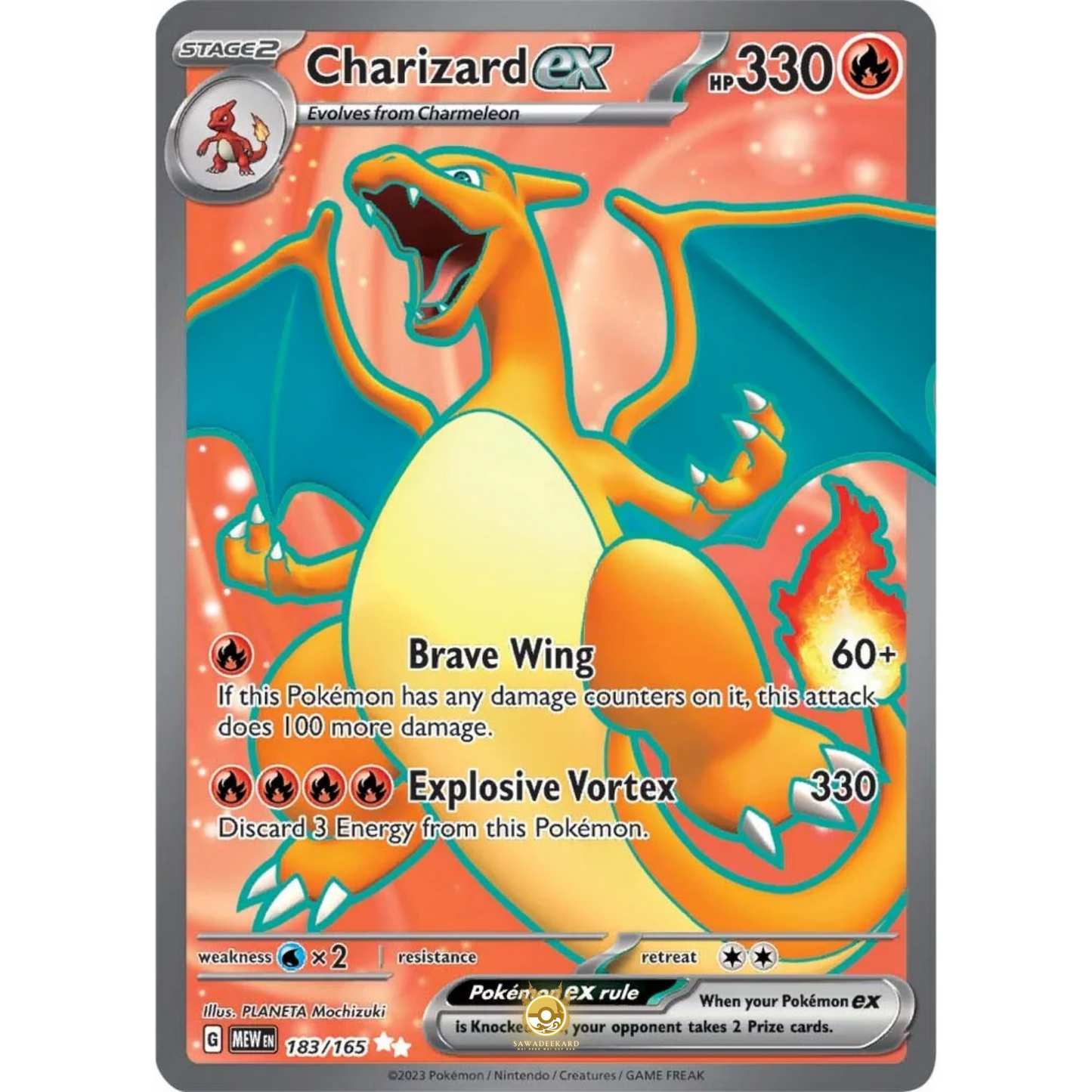 [ENG]	SV3.5	151:	183/165	Charizard EX	SR	(Foil)