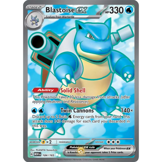 [ENG]	SV3.5	151:	184/165	Blastoise EX	SR	(Foil)