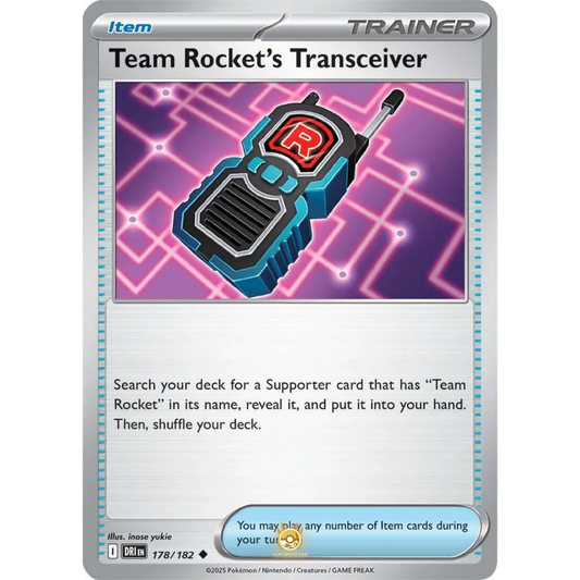 [ENG] Pokemon SV10 Destined Rivals: 178/182 Team Rocket's Transceiver [Item] [U - Uncommon] (Non-foil)