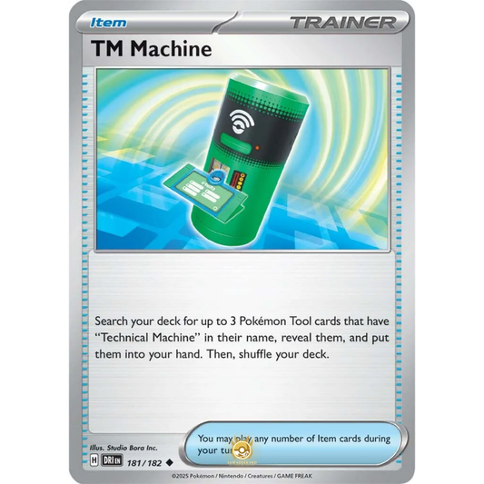 [ENG] Pokemon SV10 Destined Rivals: 181/182 TM Machine [Item] [U - Uncommon] (Non-foil)