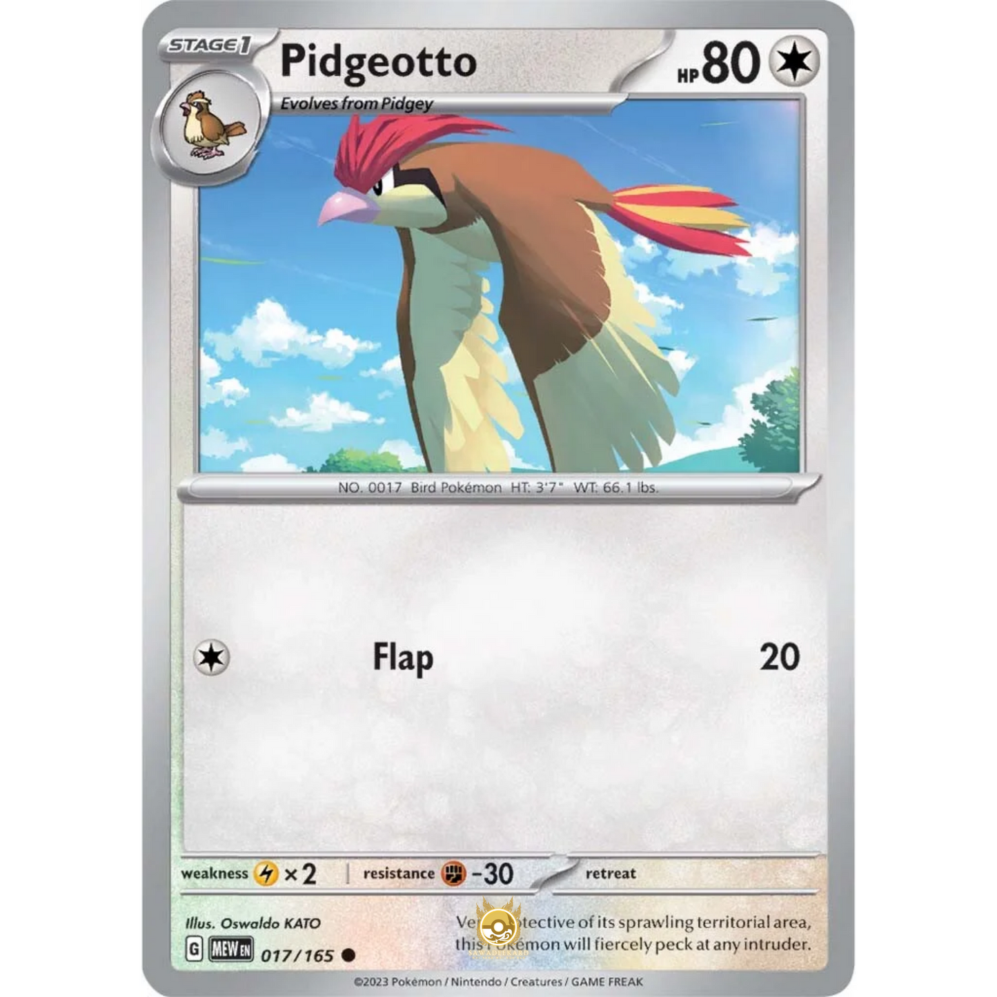 [ENG]	SV3.5	151:	017/165	Pigeotto	C	(Non-Foil)